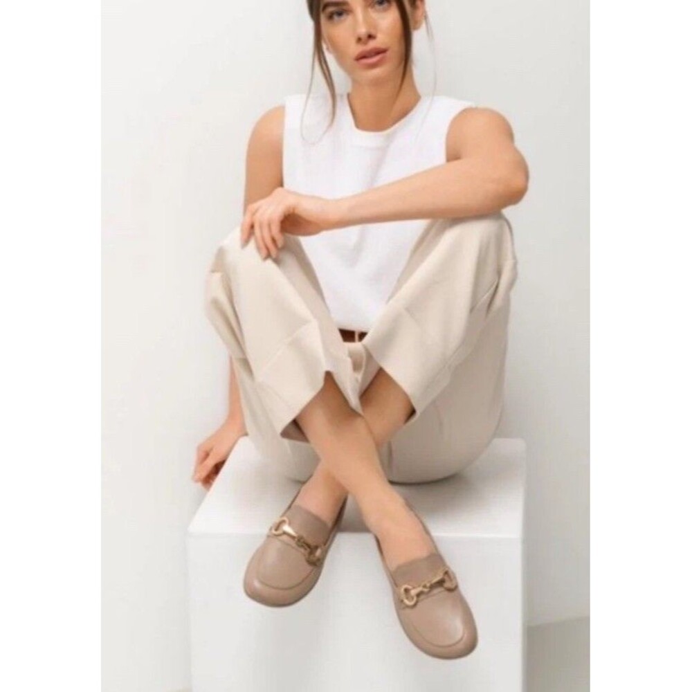 Be Lenka Viva Latte Brown Barefoot Loafers Women EU 38 Nappa Leather